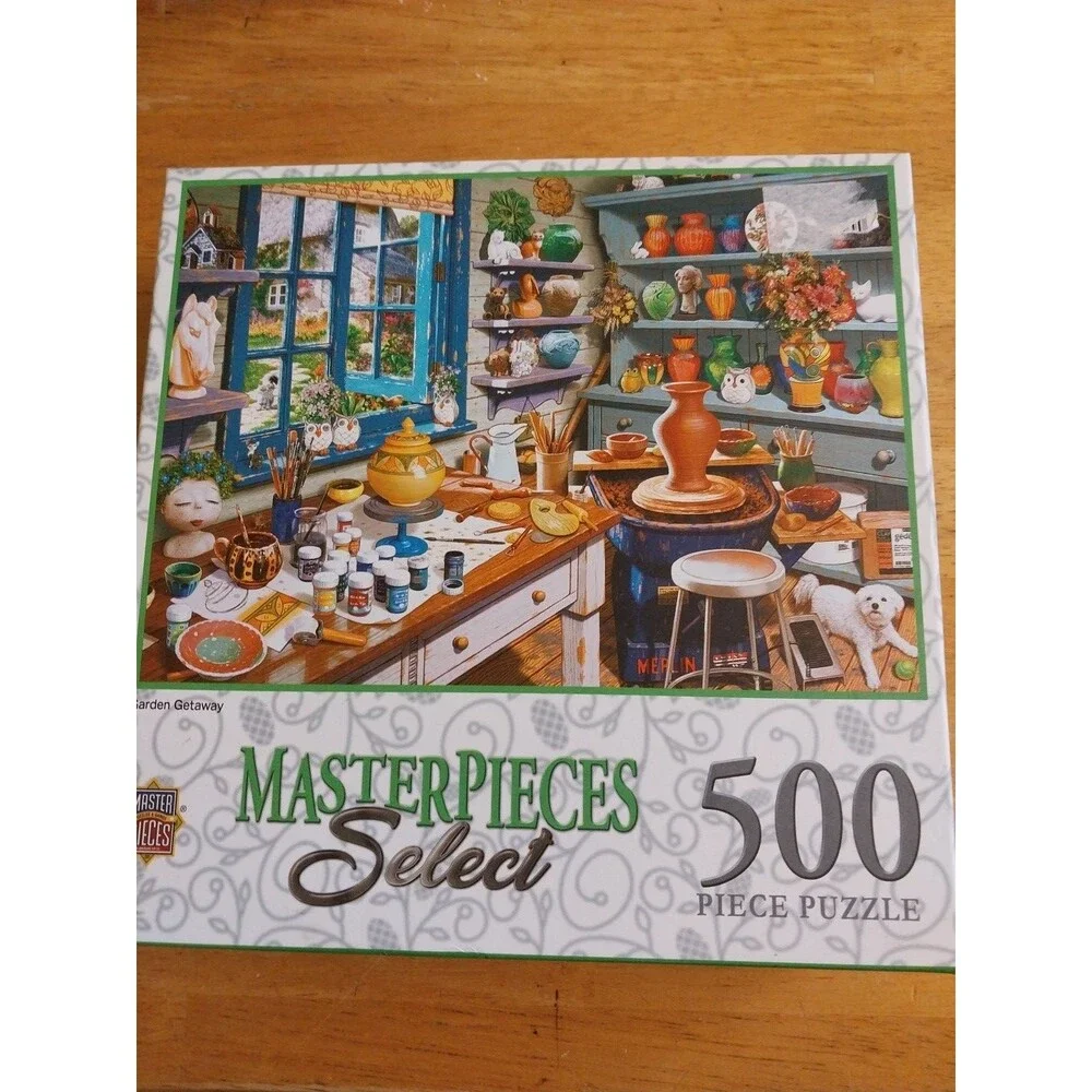 MASTER PIECES Garden Getaway 500-PC PUZZLE